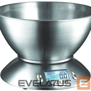 Kitchen scales Adler  AD 3134 Maximum weight (capacity) 5 kg, Stainless steel 