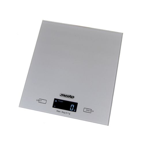 Kitchen scales Mesko Kitchen Scales MS 3145 Maximum weight (capacity) 5 kg, Graduation 1 g, Silver, Warranty 24 month(s)