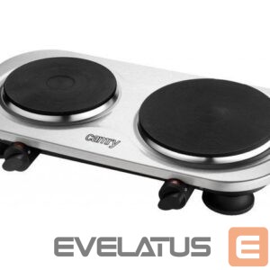 Elektriline ahi Camry  CR 6511 Number of burners/cooking zones 2, Rotary knobs, Stainless steel, Electric, Hot plate 