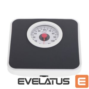 Ķermeņa svari Adler  Mechanical Bathroom Scale AD 8178 Maximum weight (capacity) 120 kg, Accuracy 1000 g, Black 