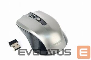 Arvutihiir Gembird  Mouse MUSW-4B-04-BG Standard, No,  Black/ Space Grey, Wireless, No, Wireless connection 