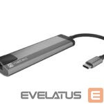Maršrutizatoriai Natec  Multi-Port Adapter Fowler Go 0.15 m, 	Slate, USB Type-C 