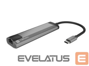 Rūteris Natec  Multi-Port Adapter Fowler Go 0.15 m, 	Slate, USB Type-C 