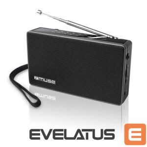 Interactive solution Muse  M-030R Black, 2-band portable radio 