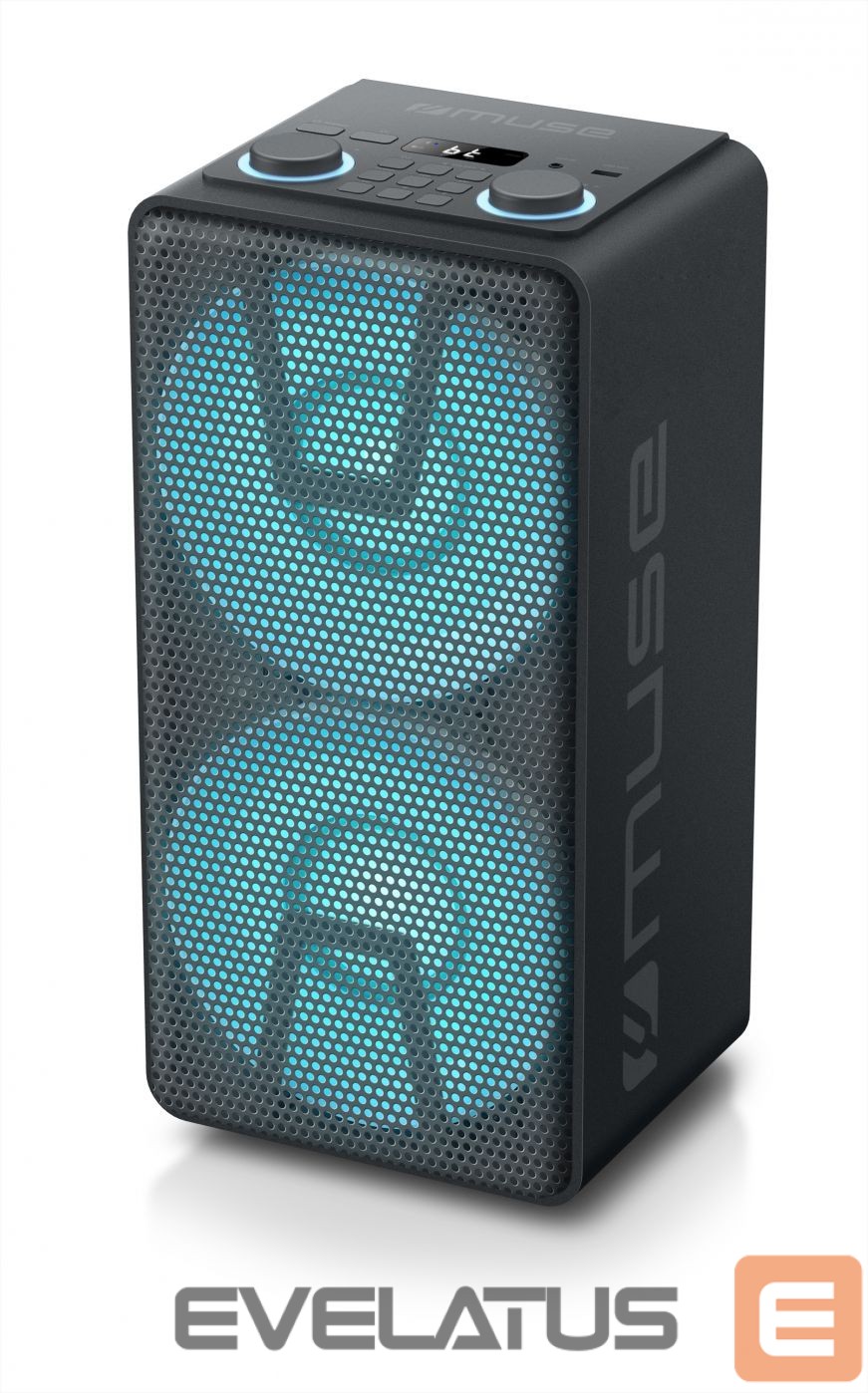 Speakers Muse Party Box Speaker M-1805 DJ 150 W, Bluetooth, Wireless connection, Black