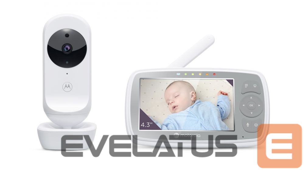 Muud väikesed kodumasinad Motorola Wi-Fi Video Baby Monitor VM44 CONNECT 4.3" White