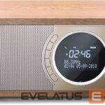 Interaktīvs risinājums Sharp  DR-450(BR) Digital Radio, FM/DAB/DAB+, Bluetooth 4.2, Alarm function, Brown 