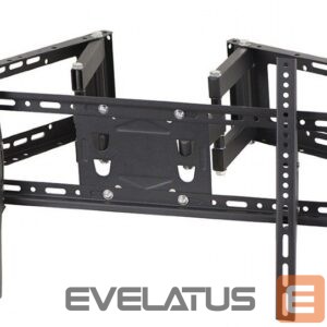TV bracket Gembird  Full-motion TV Wall Mount  WM-80ST-02 37-80 ", Maximum weight (capacity) 60 kg, Black 