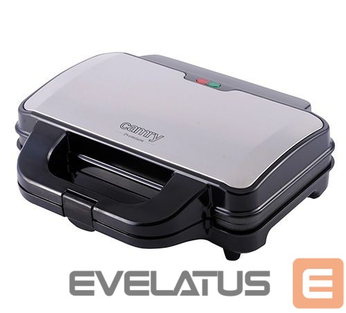 Röster Camry Sandwich Maker XL CR 3054 900 W, Number of plates 1, Number of pastry 2, Black