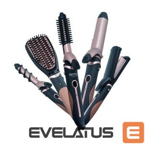 Hairdryer brush Camry  Hair Styler CR 2024 1200 W, Black/Rose gold 