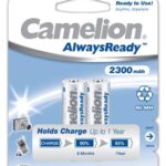 Other Computer Accessory Camelion  AA/HR6, 2300 mAh, AlwaysReady Rechargeable Batteries Ni-MH, 2 pc(s) 