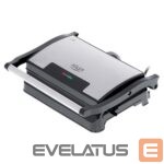 Stalo grotelės Adler  Electric Grill  AD 3052 Table, 1200 W, Stainless steel, Non-stick grill plates 