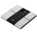 Напольные весы Adler  Bathroom scale with analyzer AD 8165	 Maximum weight (capacity) 225 kg, Accuracy 100 g, Body Mass Index (BMI) measuring, Stainless steel/Black 