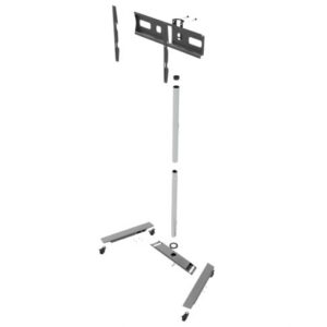 Televizoriaus laikiklis EDBAK  Flat Screen Trolley for One Screen Floor stand, TR5E, 42-65 ", Trolleys & Stands, Maximum weight (capacity) 50 kg, Black 