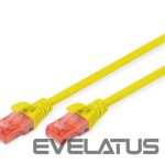 Переходник Digitus  CAT 6 U-UTP Patch cord, PVC AWG 26/7, Modular RJ45 (8/8) plug, 2 m, Yellow 
