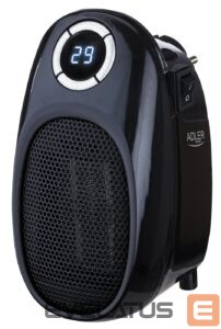 Radiator Adler  Thermofan - Easy Heater AD 7726 Ceramic, 400 W, Number of power levels 2, Suitable for rooms up to 32 m², Black 