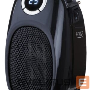 Radiator Adler  Thermofan - Easy Heater AD 7726 Ceramic, 400 W, Number of power levels 2, Suitable for rooms up to 32 m², Black 