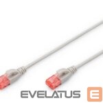 Converter Digitus  CAT 6 U-UTP  Slim patch cord Patch cord, Modular RJ45 (8/8) plug, 2 m, Grey 