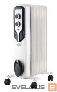 Radiator Adler  Oil-Filled Radiator AD 7815	 1500 W, Number of power levels 3, White 