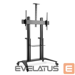 Teleri kinnitus Digitus  TV Presentation Cart DA-90452 70-120 ", Maximum weight (capacity) 140 kg, Black 