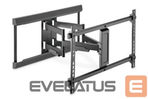 TV bracket Digitus  Full Motion TV Wall Mount DA-90454	 37-80 ", Maximum weight (capacity) 60 kg, Black 