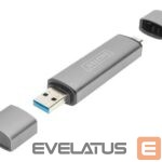 Cita datorprece Digitus  Dual Card Reader Hub USB-C / USB 3.0, OTG 