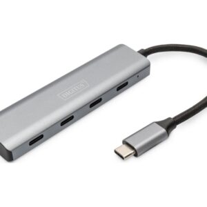 Cita datorprece Digitus  USB-C 4-Port Hub 