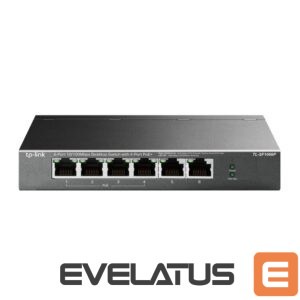 Server - Other Accessories TP-Link  Switch TL-SF1006P Unmanaged Desktop 10/100 Mbps (RJ-45) ports quantity 6 PoE+ ports quantity 4 Power supply type External 