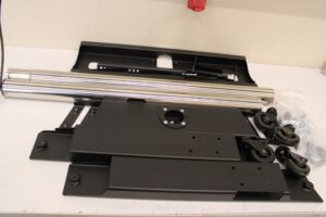 TV kronšteini EDBAK  SALE OUT.   Floor stand TR5E 42-65 " Trolleys & Stands Maximum weight (capacity) 50 kg USED AS DEMO, SCRATCHED, MISSING HEXAGON WRENCHES Black 