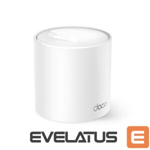 Routers TP-Link  AX1500 Whole Home Mesh Wi-Fi 6 System Deco X10 (1-pack) 802.11ax 1201 Mbit/s Ethernet LAN (RJ-45) ports 1 Mesh Support Yes MU-MiMO Yes No mobile broadband Antenna type Internal 