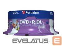 Maatriksoptika Verbatim  25xDVD+R DL 8,5 GB 8x SP 