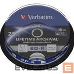 Optiskās matrica Verbatim  10x M-Disc BD-R 25GB 4x SP 