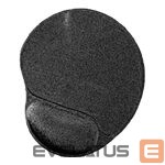 Kompiuterių komponentai Gembird  MP-GEL-BK  Gel mouse pad 