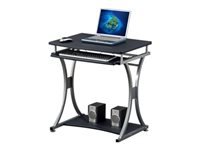Other Computer Accessory Techly  Compact computer desk 700x550 with sliding keyboard tray Black