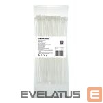 Miscellaneous tools Qoltec  52195 Zippers 2.5 200 100pcs nylon UV White 