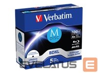 Maatriksoptika Verbatim  VERBATIM BluRay M-DISC BD-R 100GB 5pc 