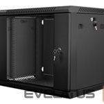 Arvuti komponendid Lanberg  LANBERG WF01-6409-10B Lanberg wall-mounted rack 19 demounted flat pack 9U/650x450mm black 