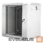 Arvuti komponendid Lanberg  LANBERG WF01-6412-10S Lanberg wall-mounted rack 19 demounted flat pack 12U/600x450mm gray 