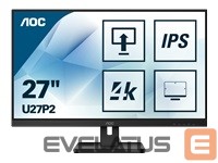 Monitor Aoc international  AOC U27P2 27inch UHD 4K Monitor USB VGA DVI HDMI 