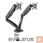 Аксессуар для мониторов Icy box  ICYBOX IB-MS304-T IcyBox Monitor stand with table support for two monitors up to 27 (68 cm) 