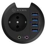 Other Computer Accessory Raidsonic  ICYBOX Table Hub 4x USB 3.0 Type-A 