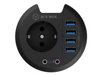 Other Computer Accessory Raidsonic  ICYBOX Table Hub 4x USB 3.0 Type-A 
