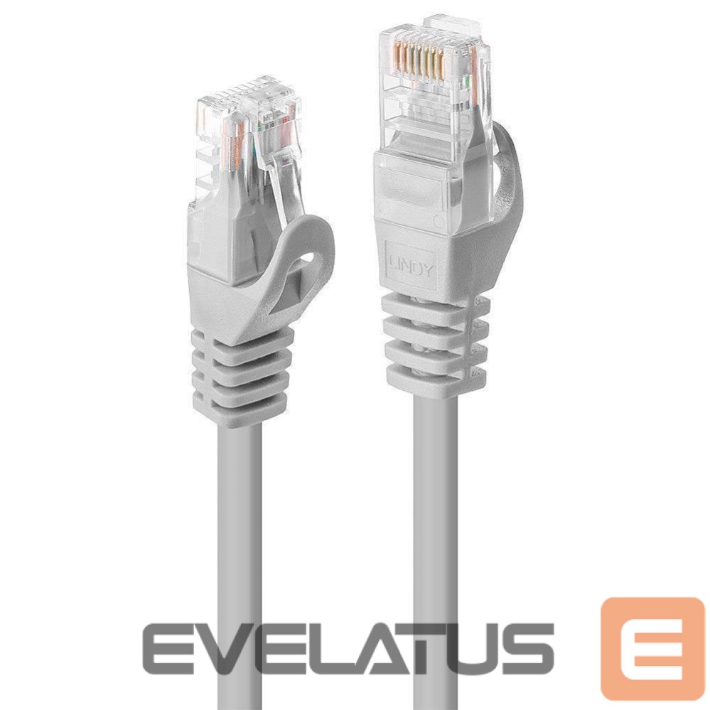 Võrgulülitid LINDY CABLE CAT5E U/UTP 1M/GREY 48362