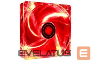 Jahutid XILENCE  CASE FAN 120MM TRANSP 3PIN+4P/RED 12V XF046 