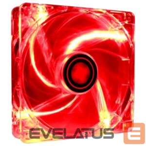 Jahutid XILENCE  CASE FAN 120MM TRANSP 3PIN+4P/RED 12V XF046 