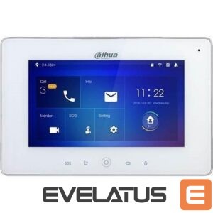 Serveru  - Citi piederumi DAHUA  MONITOR LCD 7" IP DOORPHONE/WI-FI VTH5221DW-S2 