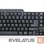 Datora tastatūra Gembird  KEYBOARD MULTIMEDIA USB ENG/BLACK KB-UM-104 