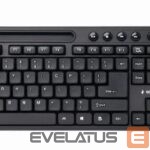 Arvuti klaviatuur Gembird  KEYBOARD MULTIMEDIA USB ENG/BLACK KB-UM-108 