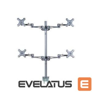 TV aksesuāri NEOMOUNTS  TV SET ACC DESK MOUNT SILVER/10-26" FPMA-D935D4 