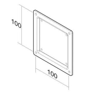 TV accessories NEOMOUNTS  TV SET ACC VESA ADAPTER PLATE/10-30" FPMA-VESA100 